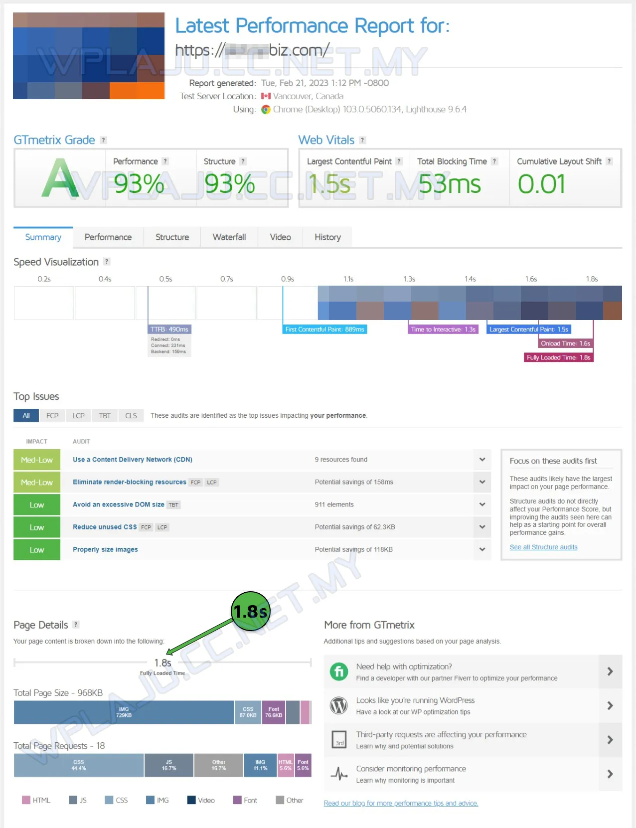 2-2-keputusan-gtmetrix-selepas 2-2-keputusan-gtmetrix-selepas