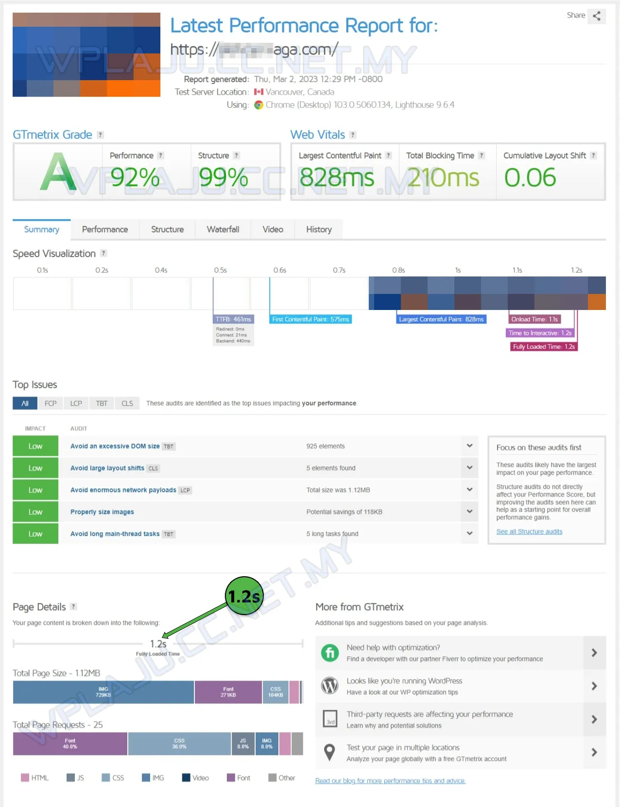 3-2-keputusan-gtmetrix-selepas 3-2-keputusan-gtmetrix-selepas